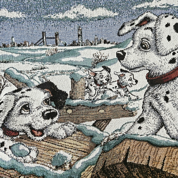 101 Dalmatians woven throw blanket/tapestry - Picture 4 of 8